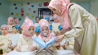 Anamurlu minikler Kurana geçmenin sevincini yaşadı