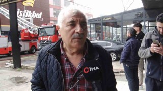 Ankarada 2 katlı mobilya dükkanında çıkan yangın söndürüldü