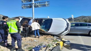 Antalyada trafik kazası: 2 yaralı