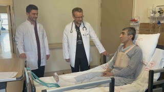Aort atardamarı iki kez yırtıldı, Eskişehir Şehir Hastanesinde hayata yeniden döndü