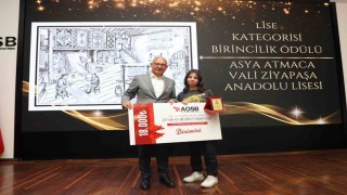 AOSBnin geleneksel resim yarışmasında ödüller sahiplerini buldu