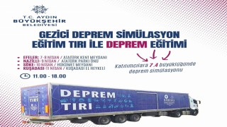 Aydın Büyükşehir Belediyesinden deprem simülatörü