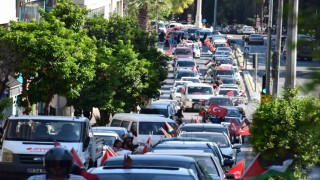 Aydında Gazze için konvoy düzenlendi
