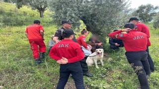 Aydında kaybolan kadını JAK ekipleri buldu