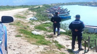 Bafa Gölünde ‘kuş denetimi