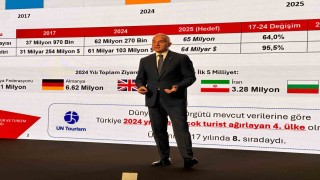 Bakan Ersoy: ‘‘2025 hedefimiz 65 milyon ziyaretçi