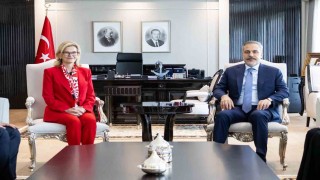 Bakan Fidan, Uluslararası Telekomünikasyon Birliği Genel Sekreteri Bogdan-Martini kabul etti
