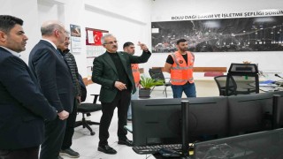 Bakan Uraloğlu, Bolu Dağı Bakım ve İşletme Şefliğini ziyaret etti