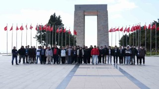 Balıkesirli gençler, Çanakkalede tarihin izinde yolculuk yaptı