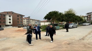 Bandırma Belediyesinden altyapı ve yol düzenlemeleri için saha çalışması