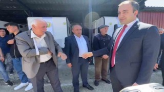 Bartında 5 orman işçisine karavan verildi