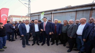 Başkan Yılmaza Kozluyazıda coşkulu karşılama