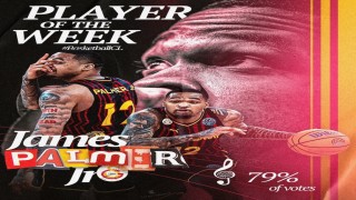 Basketbol Şampiyonlar Liginde haftanın oyuncusu James Palmer Jr.