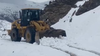 Batmanda 7 köy ve mezra yolu kar yağışı nedeniyle kapandı