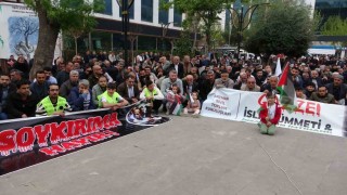 Batmanda Gazze için oturma eylemi yapıldı
