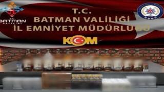 Batmanda kaçak sigara ve alkol ele geçirildi