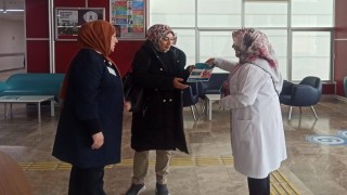 Bayburt Devlet Hastanesinde kanser hastalığıyla alakalı bilgilendirme yapıldı