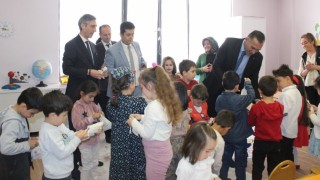 Bayburtta öğrencilere sağlık ve güvenlik oyun kutusu dağıtıldı