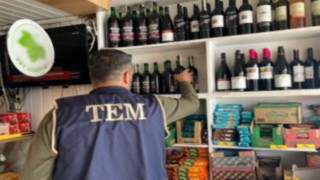 Besnide kaçak içki denetimi yapıldı