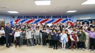 Bilecikte Ailemizin Polisi Okulda projesi kapsamında anlamlı kütüphane açılışı