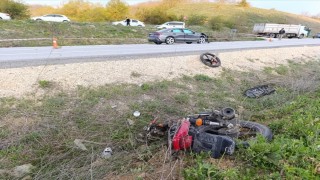Bilecikte yaşanan feci kazada motosiklet sürücüsü hayatını kaybetti