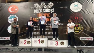 Bilek güreşinde 6 altın madalya