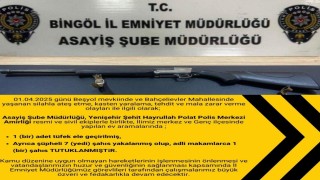 Bingölde asayiş olayına karışan 7 kişi yakalandı