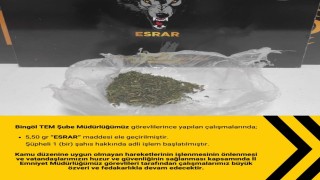 Bingölde uyuşturucu operasyonu