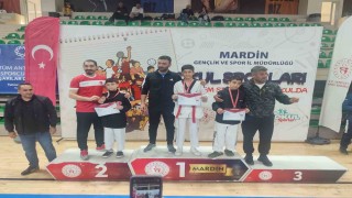 Bitlisli sporcular Mardinde dereceye girdi