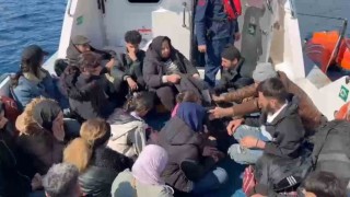 Bodrumda 8i çocuk 23 düzensiz göçmen yakalandı