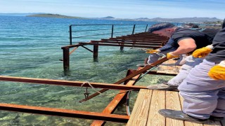 Bodrumda kaçak iskelelerle mücadele devam ediyor