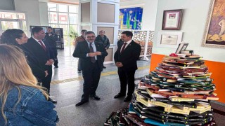 BŞEÜ Rektörü Kaplancıklı, öğrencilerle kütüphane buluştu