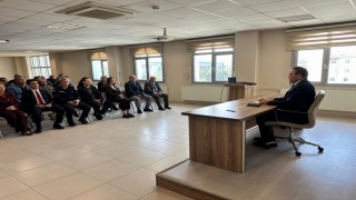 Burhaniyede Muhtarlar Toplantısı yapıldı