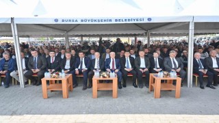 Bursa Büyükşehirden çiftçiye büyük destek: Üreticiler sulama borularına kavuştu
