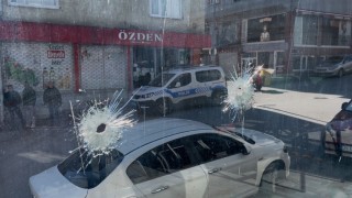 Bursada bir şüpheli sabah saatlerinde iş yeri kurşunlayıp kaçtı