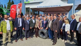Bursada çiftçiye ücretsiz sulama borusu dağıtıldı