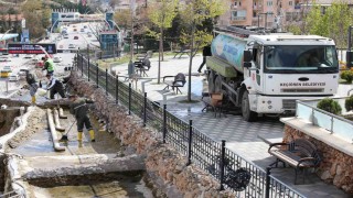 Büyük Keçiören Şelalesinde temizlik