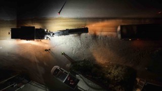 Büyükşehirden Çalı-Kayapa yolunda gece mesaisi