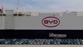 BYDnin dev araç gemisi BYD Changzhou Türkiyeye ulaştı