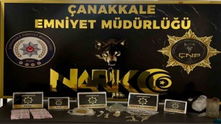 Çanakkalede uyuşturucu operasyonuna 9 tutuklama