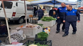 Canikte semt pazarlarına denetim