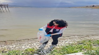 Çayırhan Gölünde kaçak avcılara yönelik denetim