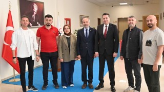 CGC Heyetinden OKÜ Rektörü Uzun’a Hayırlı Olsun Ziyareti