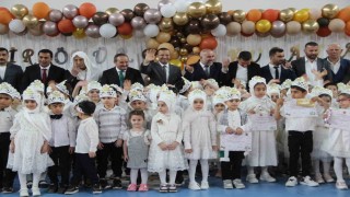 Cizrede 4-6 yaş kurslarında öğrenciler için Kuran-ı Kerime geçiş programı düzenlendi
