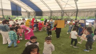 Çocuk şenliğinde büyük mesajlar verildi
