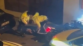 Çorluda polislerin motosikletli vatandaşa şiddetiyle ilgili 2 polis görevden uzaklaştırıldı