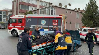 Çorluda trafik kazası: 1 yaralı