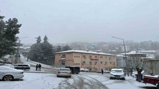 Çorumda kar yağışı etkili oluyor
