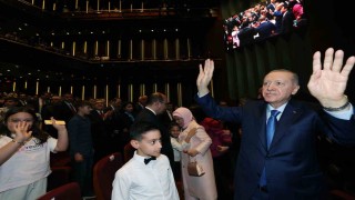 Cumhurbaşkanı Erdoğan, 23 Nisan Ulusal Egemenlik ve Çocuk Bayramı Konserini dinledi