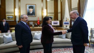 Cumhurbaşkanı Erdoğan, DEM Parti heyetini kabul etti